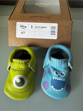 BRNIB 💥Freshly Picked Disney Baby Monsters Inc Moccasins